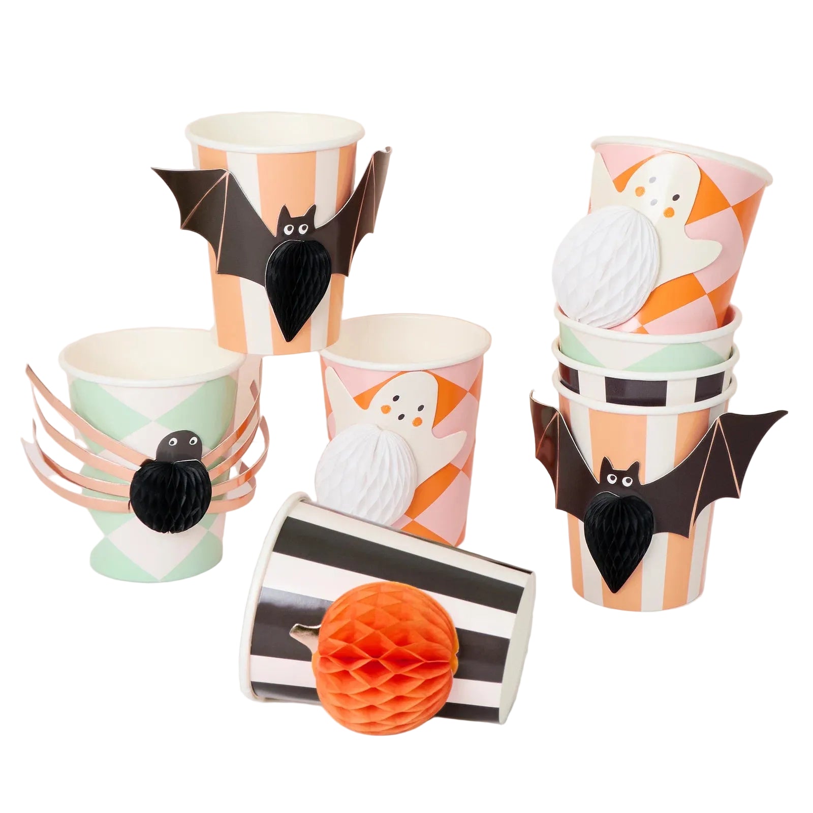 3D Halloween Icon Paper Party Cups