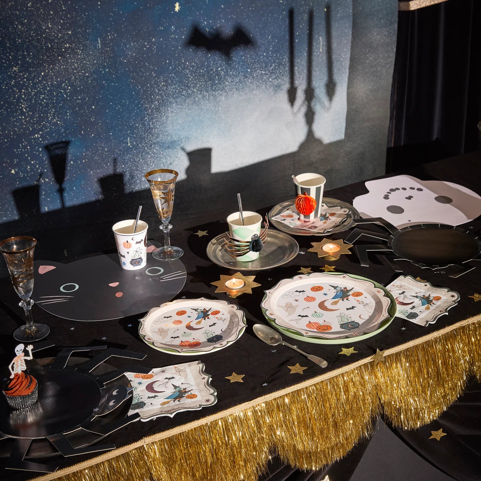 3D Halloween Icon Paper Party Cups