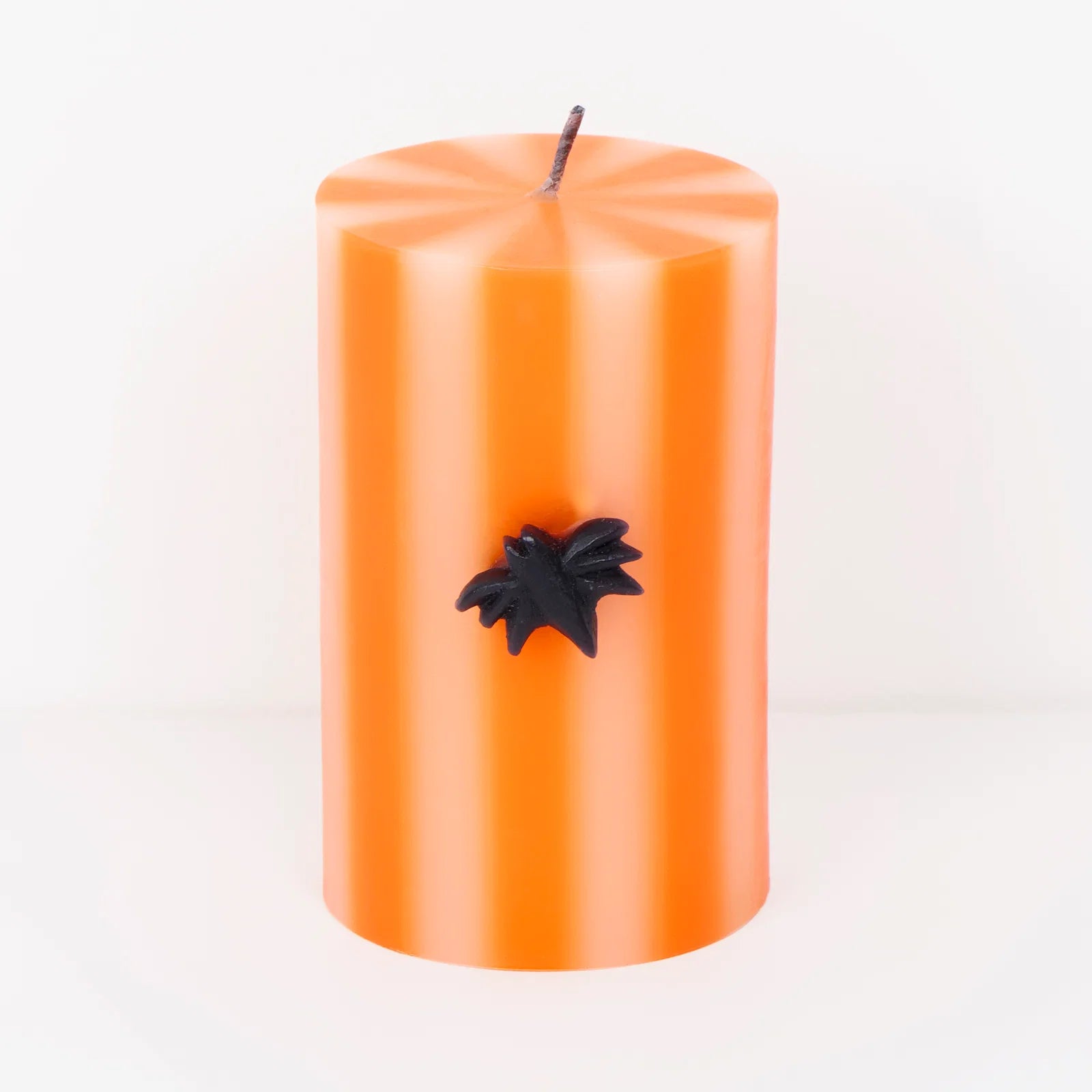 Halloween Striped Pillar Candles