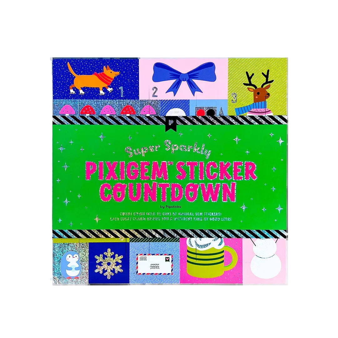 Super Sparkly Pixigem Sticker Countdown