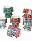 Tartan Mix Bow Cups