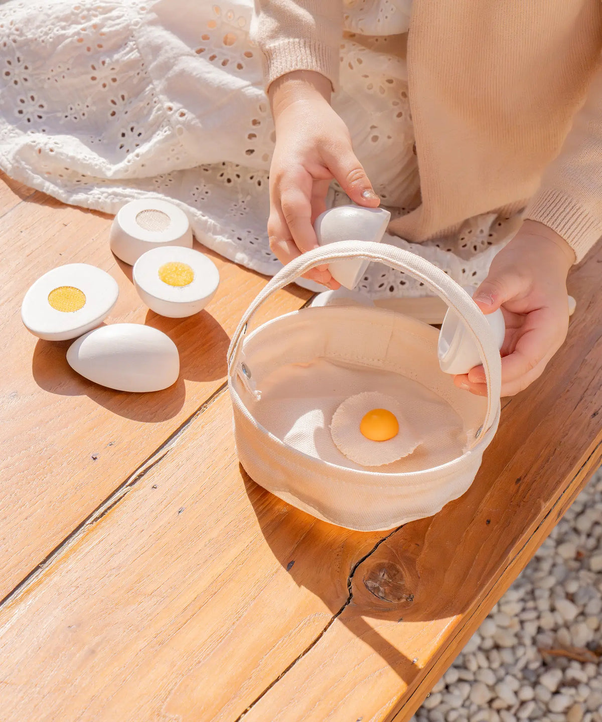 Crack &amp; Cook Egg Basket Play Set