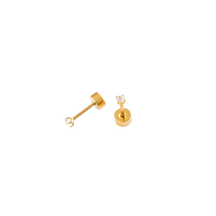 Mini Diamond Earrings by Pip Pop Post