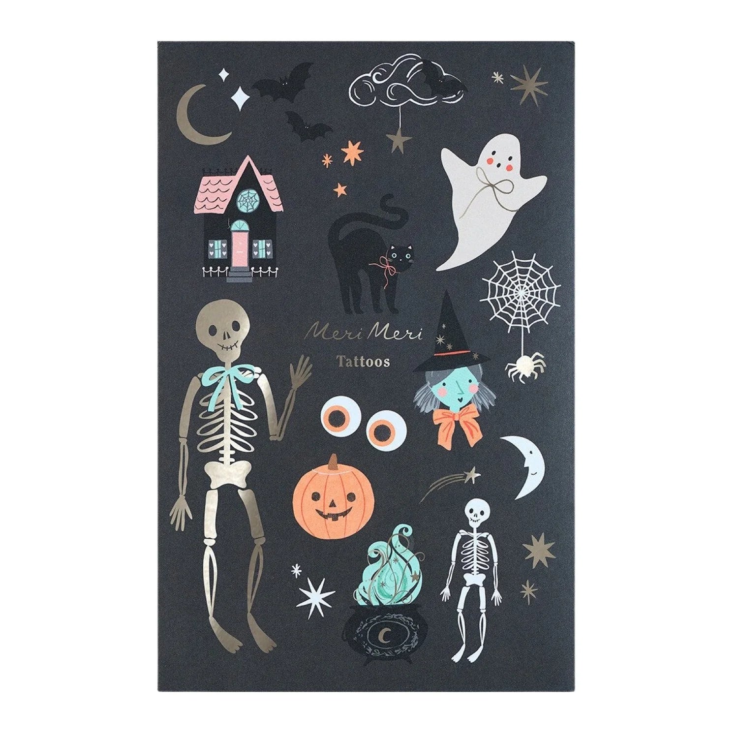 Halloween Icons Temporary Tattoos