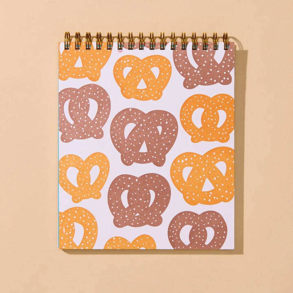 Soft Pretzel Letterpress Doodlebook