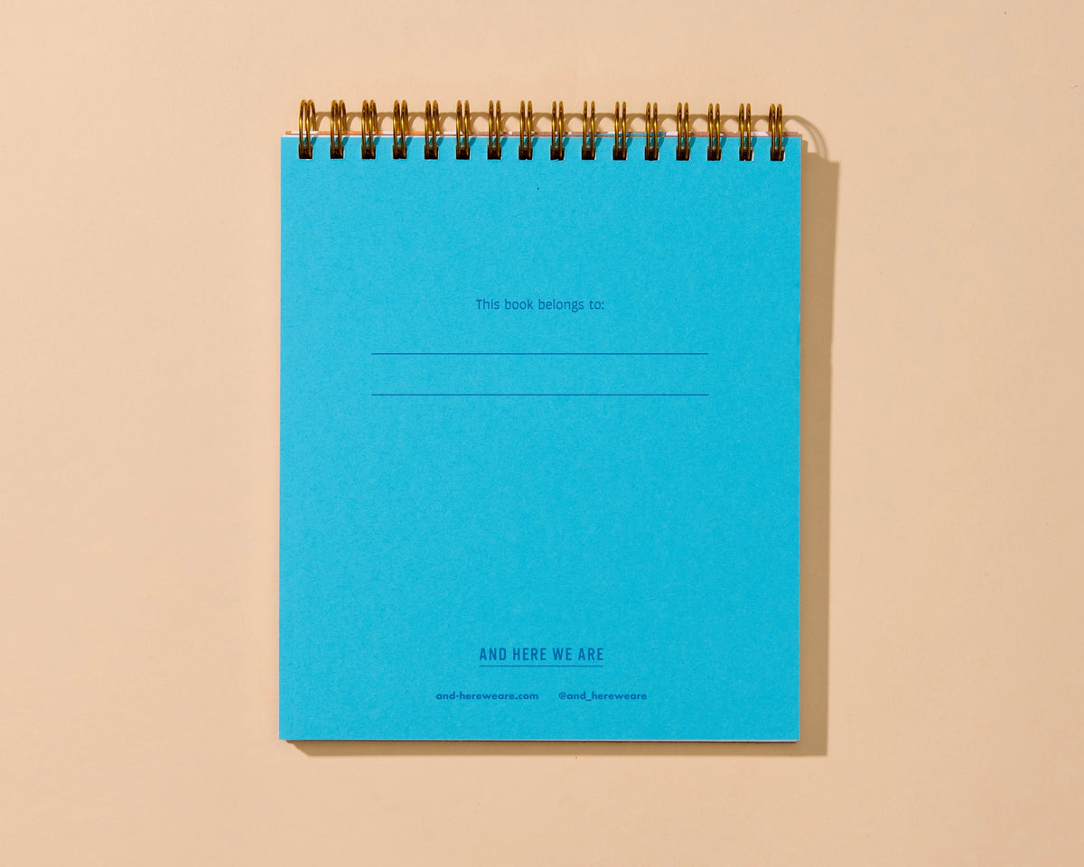 Soft Pretzel Letterpress Doodlebook
