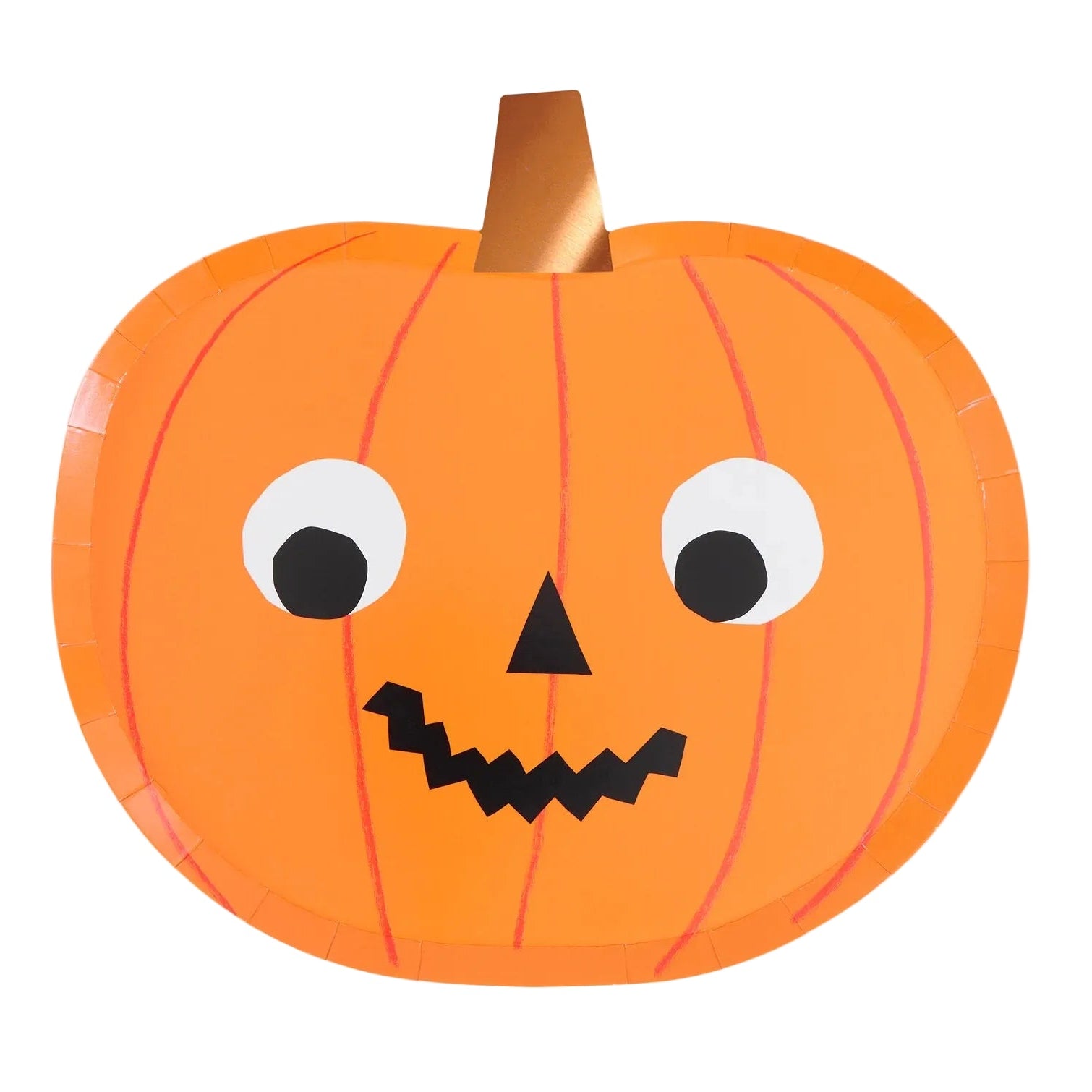 Pumpkin Shaped Party Plates
