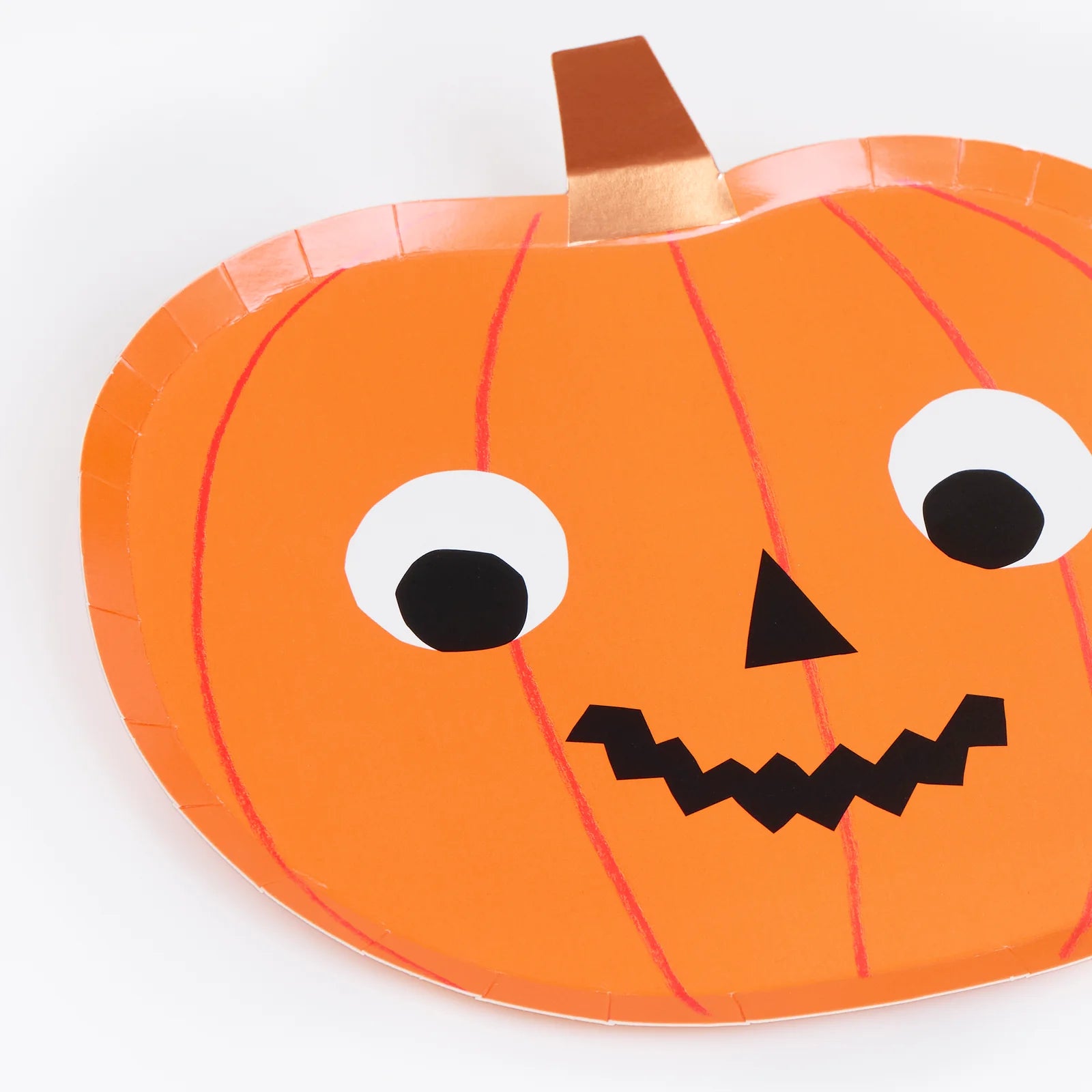 Pumpkin Shaped Party Plates