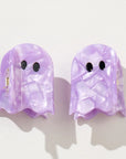 Purple Ghost Small Claw Clip