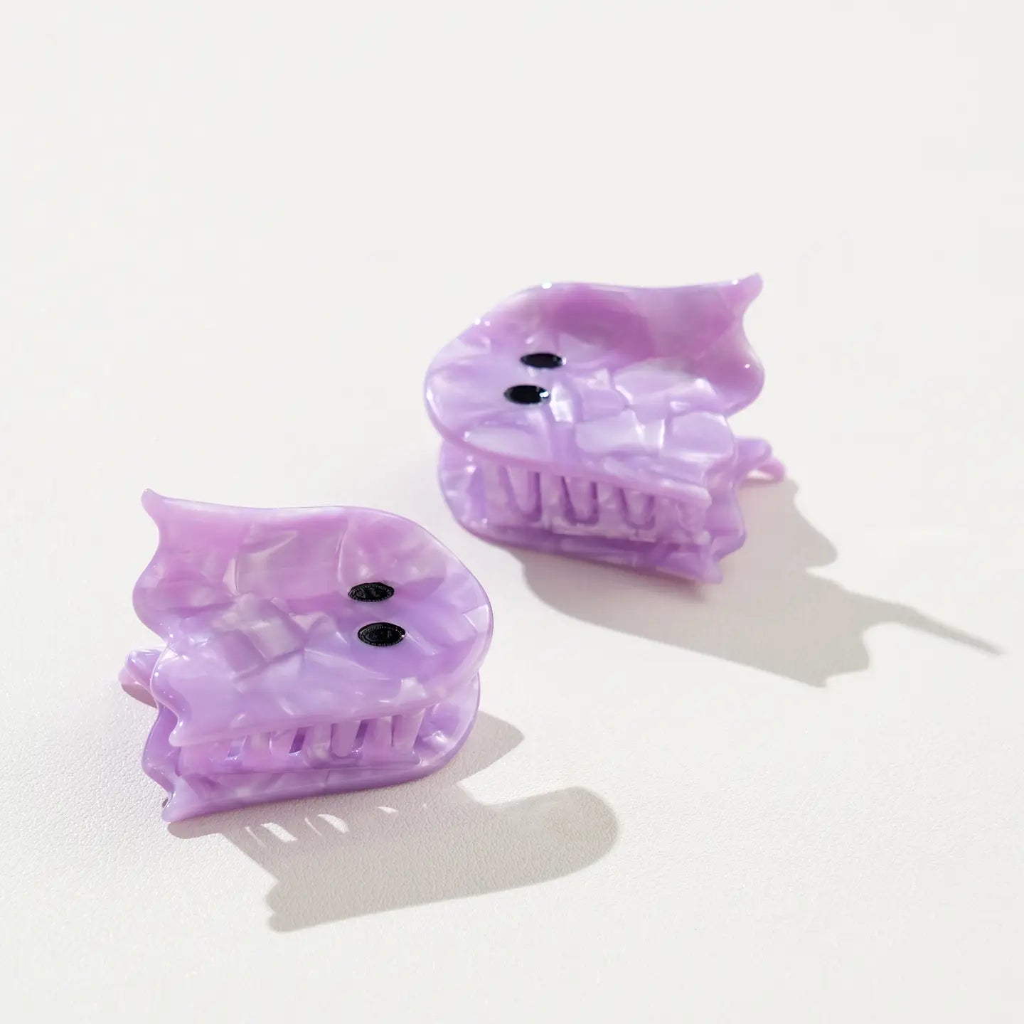 Purple Ghost Small Claw Clip