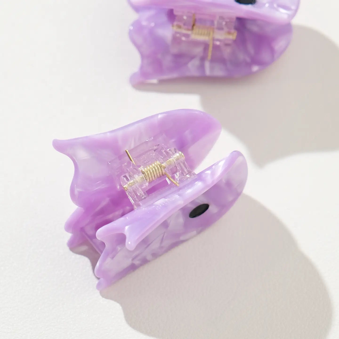 Purple Ghost Small Claw Clip