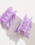 Purple Ghost Small Claw Clip