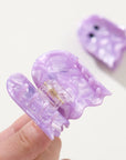Purple Ghost Small Claw Clip