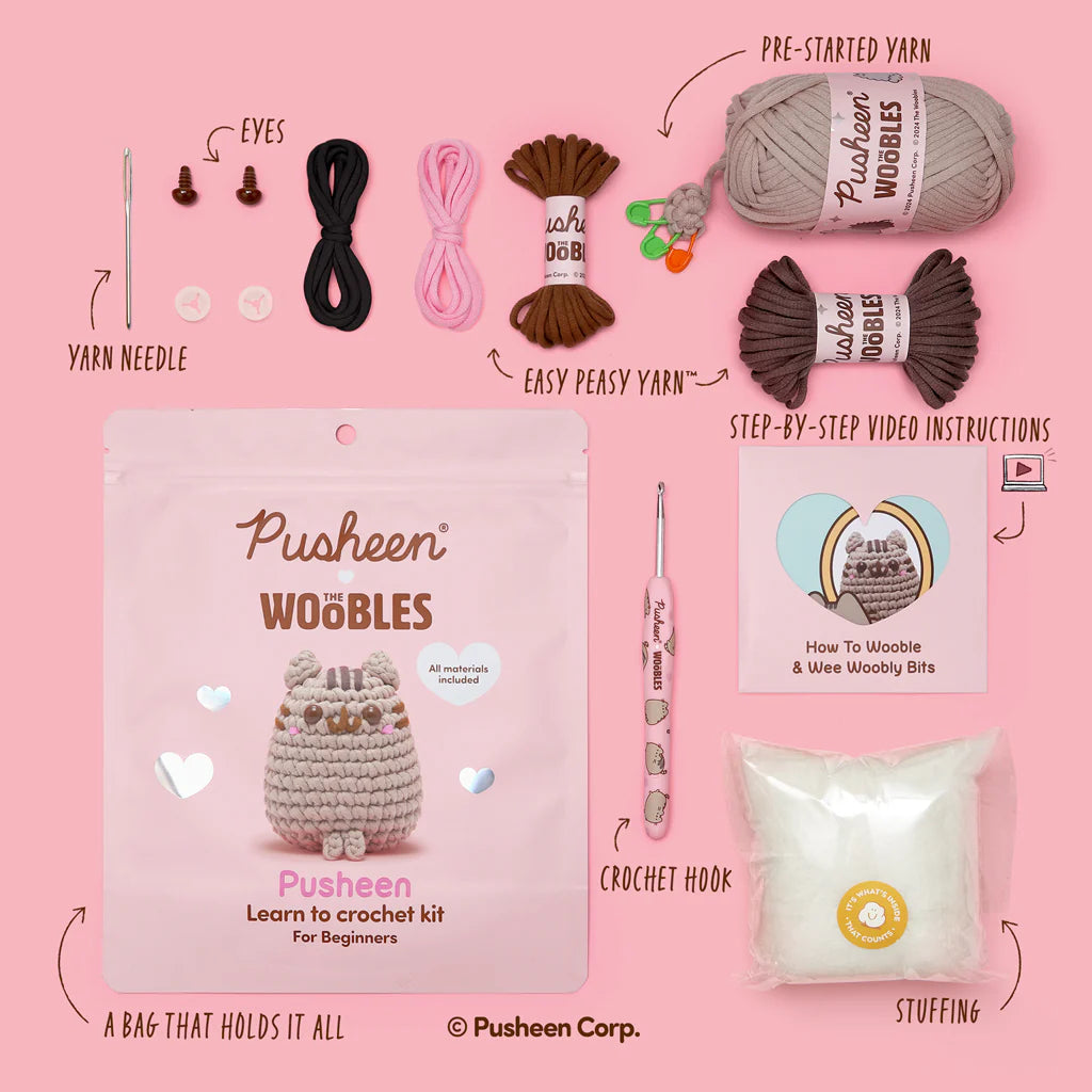 Pusheen Crochet Kit by The Woobles
