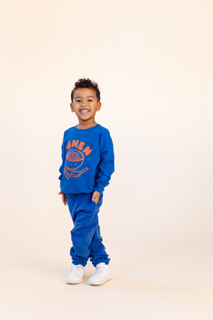 SALE Indigo Blue Kids Sweatpants by Mochi Kids