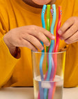 Kidoki Wiggly Worm Color Changing Straws