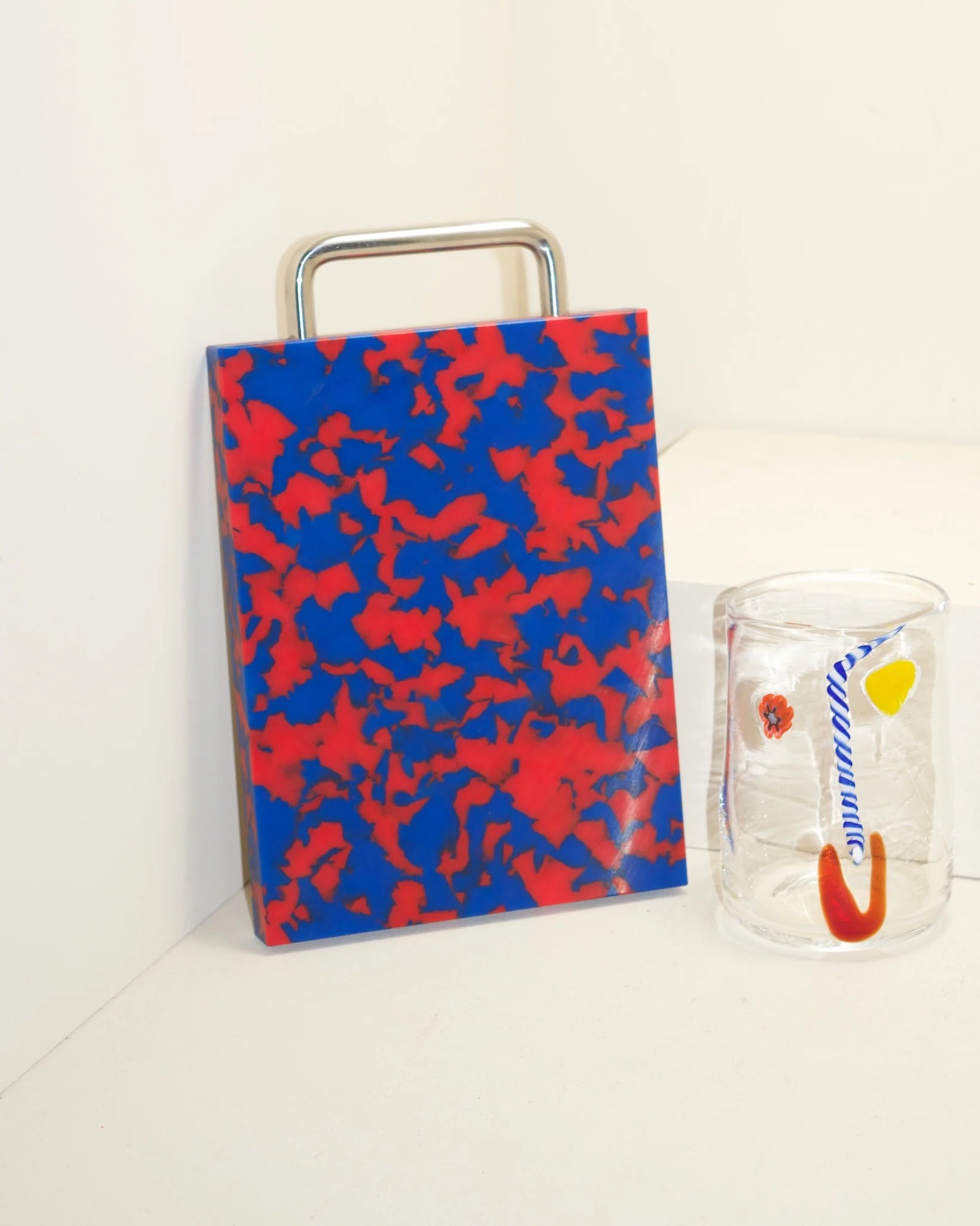 Small Cutting Board - Red/Blue