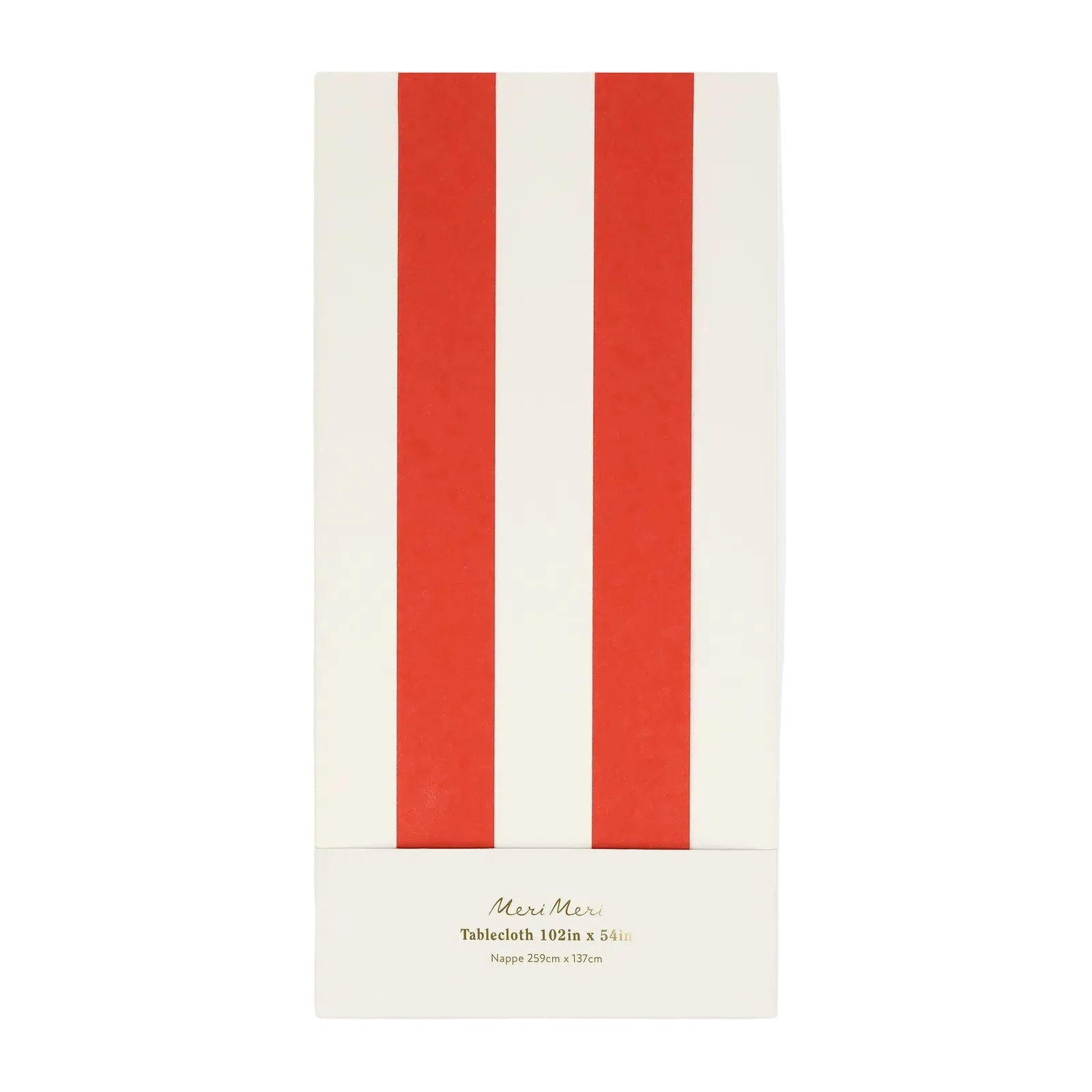 Red Striped Tablecloth
