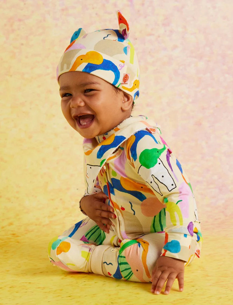 Happy Herd Long Sleeve Romper by Halcyon Nights