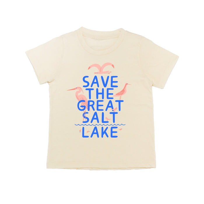 Brooke Smart x Mochi Kids Save The Great Salt Lake Baby + Kid + Adult Tee