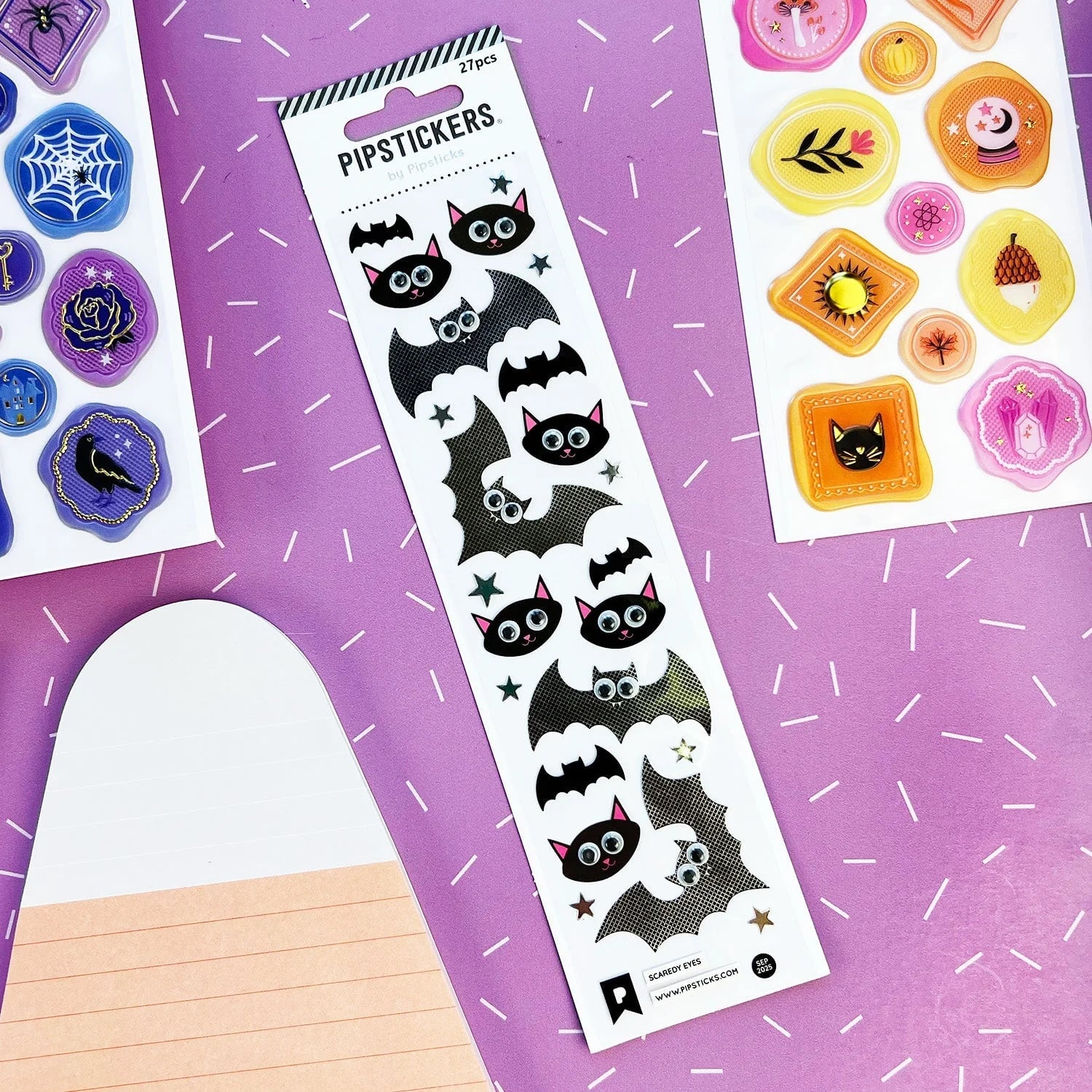 Scaredy Eyes Sticker Sheet