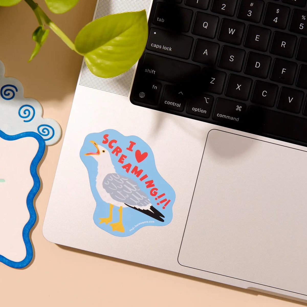 I Heart Screaming Vinyl Sticker