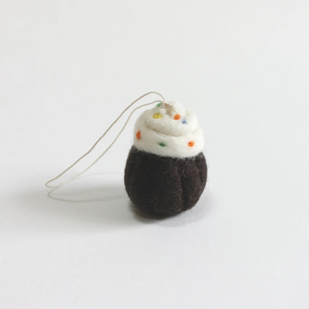 Cupcake Ornament by PetitFelts