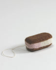 Ice Cream Sandwich Ornament by PetitFelts
