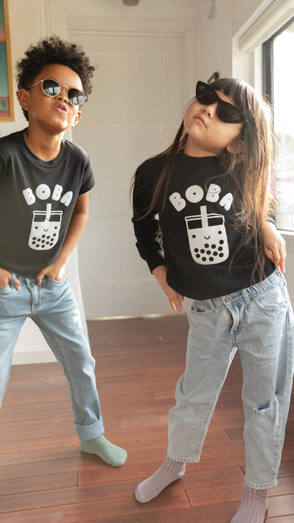 Kawaii Boba Baby + Kid + Adult Graphic Tee
