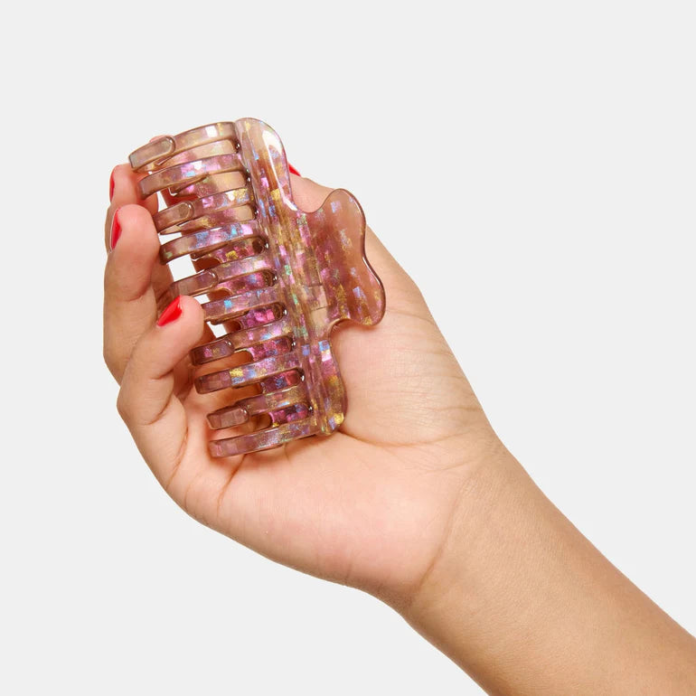 Jojo Hair Claw in Small Hazel Sparkle