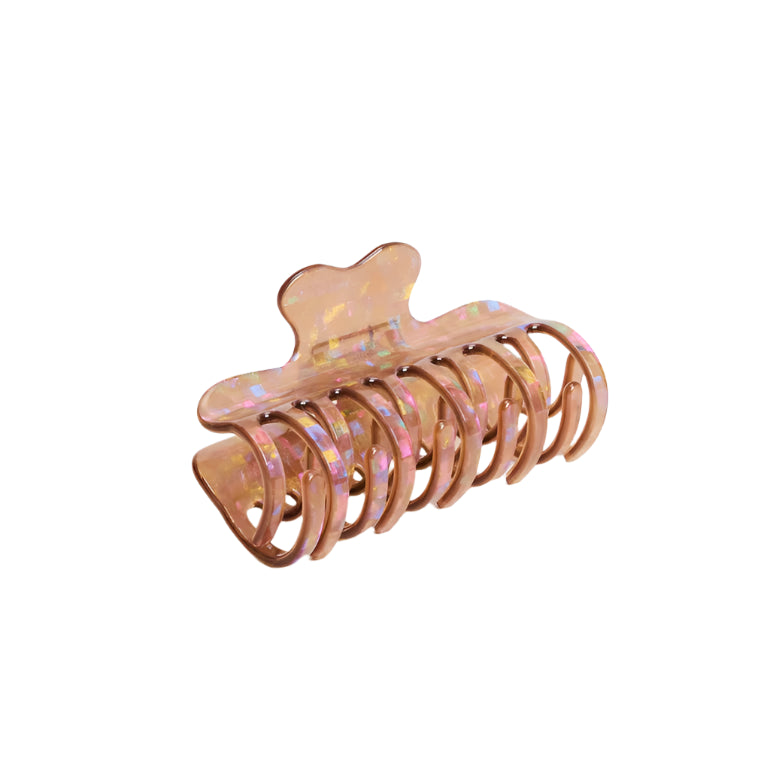 Jojo Hair Claw in Small Hazel Sparkle