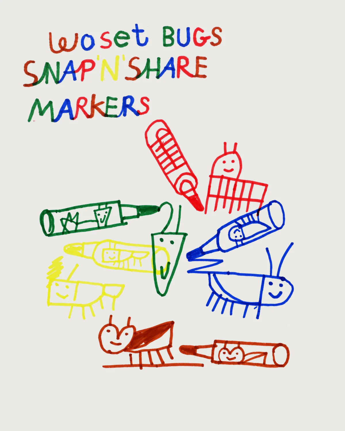 Bugs Snap 'n Share Markers