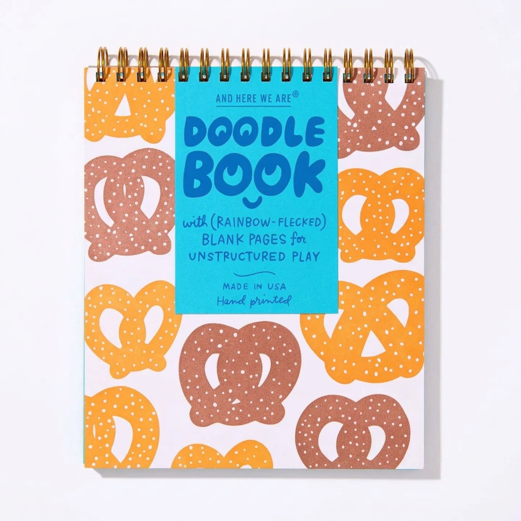 Soft Pretzel Letterpress Doodlebook