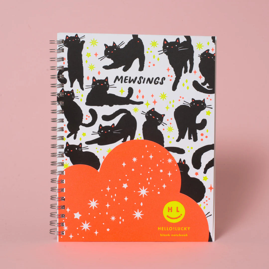 Mewsings Cat Spiral Notebook