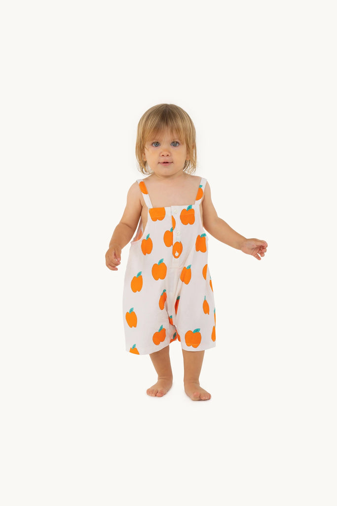 Apples Baby Dungarees by Tinycottons