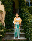 Emerald Stripe Pants