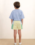 Color Block Woven Shorts