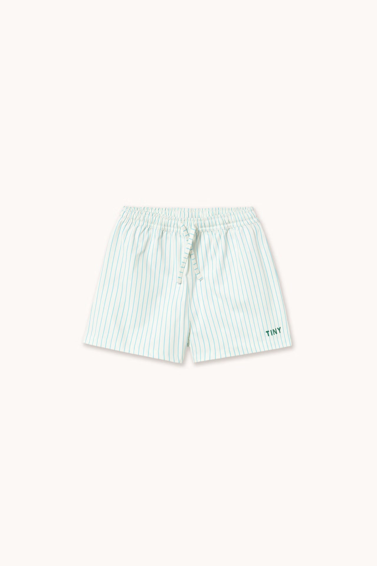 Cyan Fine Stripes Swim Trunks