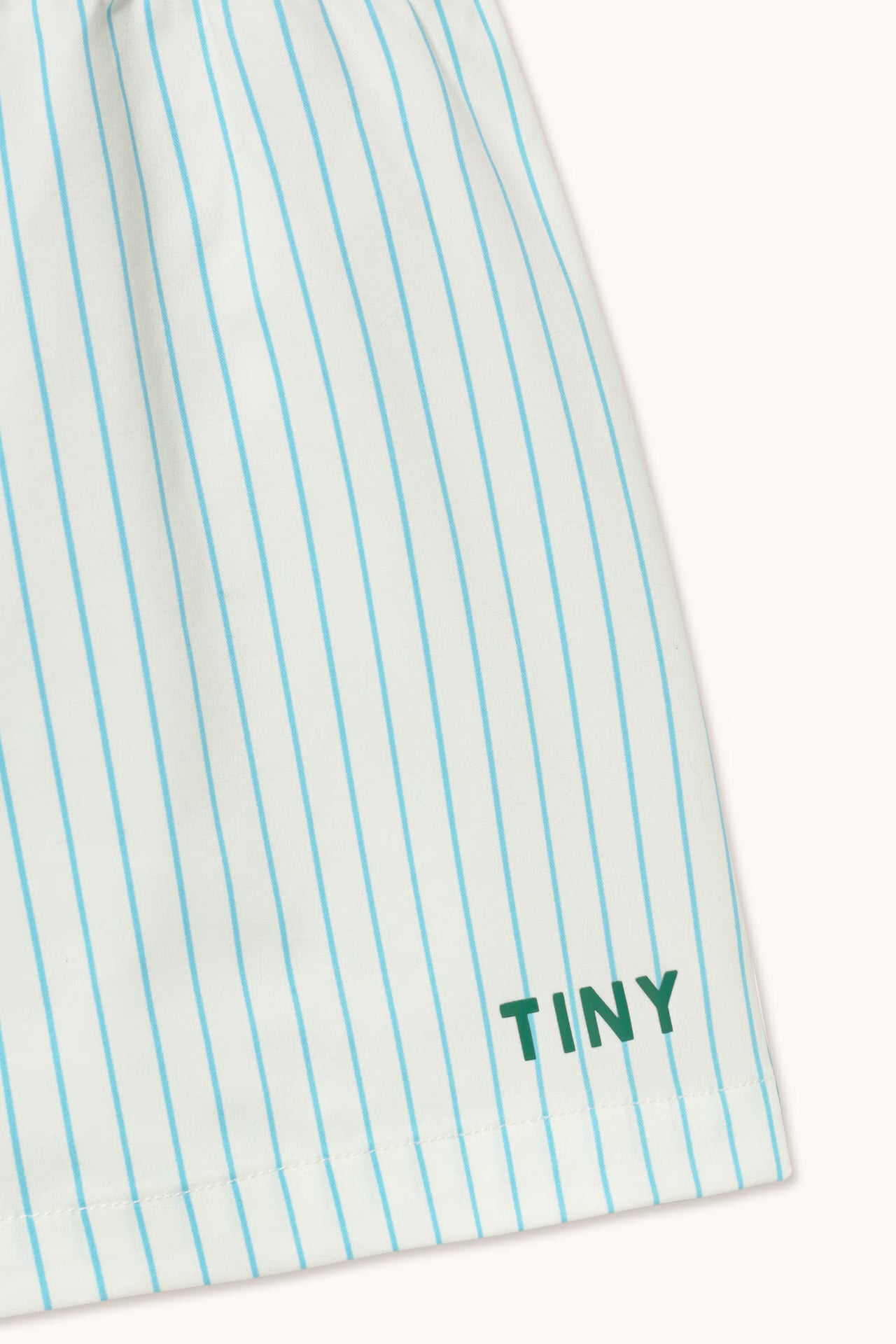 Cyan Fine Stripes Swim Trunks