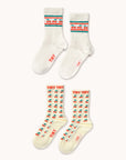 Cherry Medium Length 2-Pack Socks