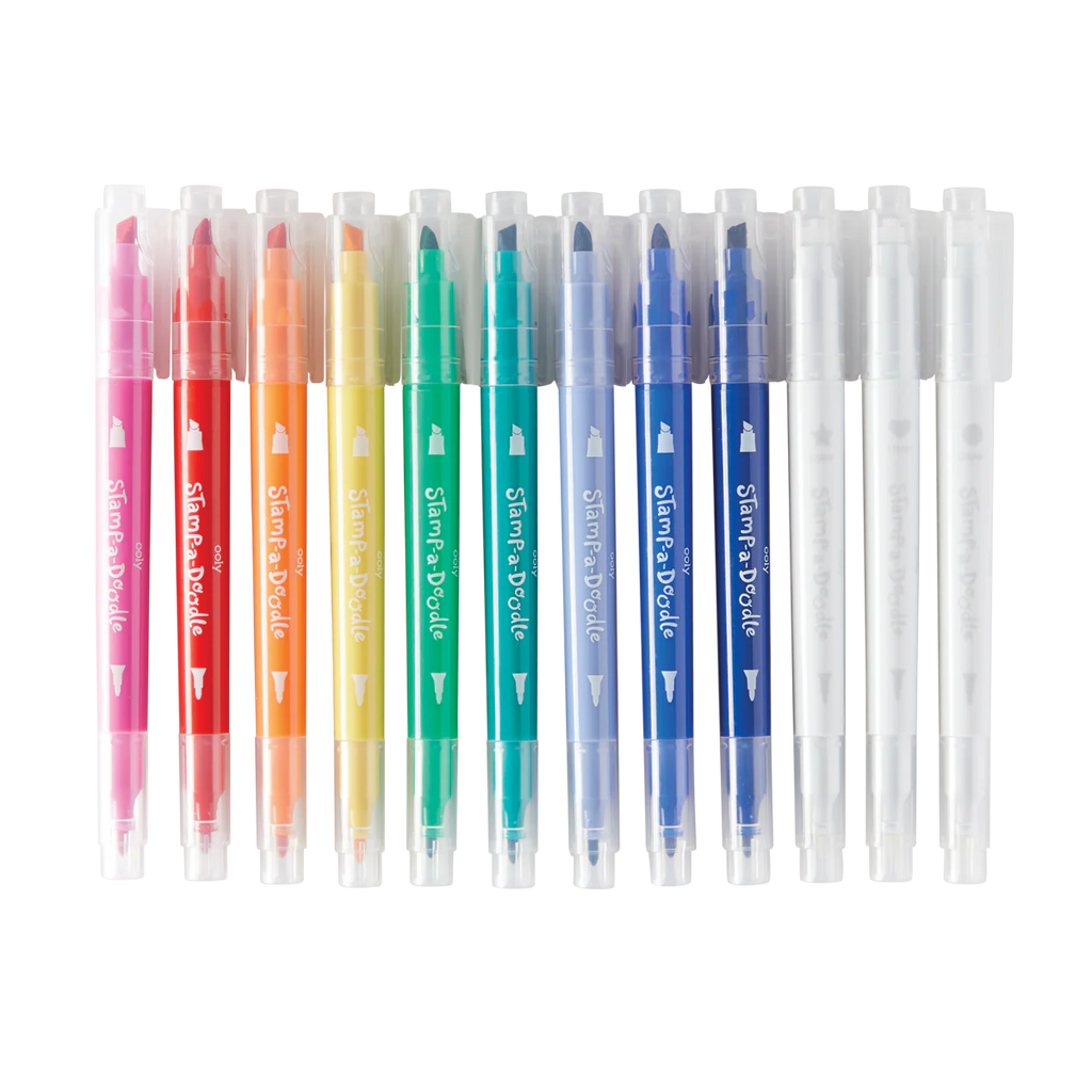 Stamp-A-Doodle Double-Ended Markers by Ooly