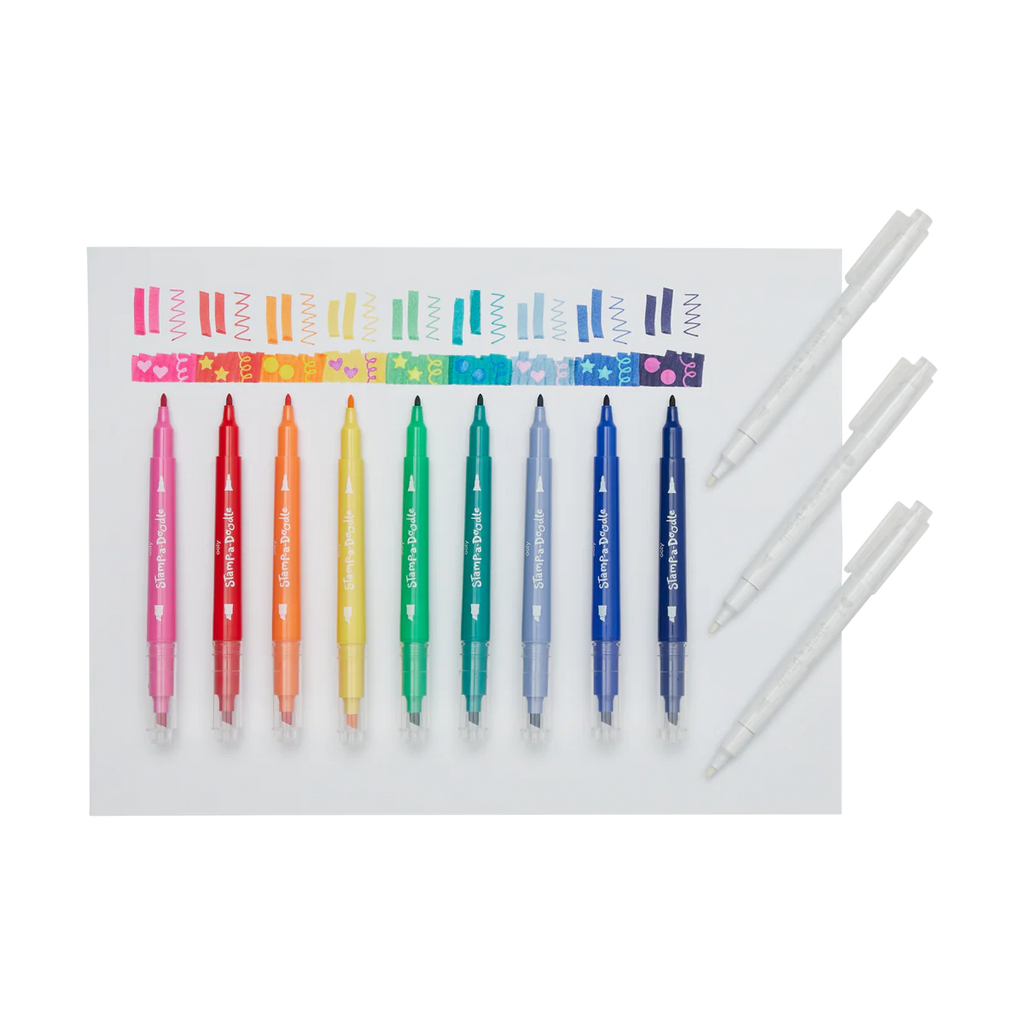 Stamp-A-Doodle Double-Ended Markers by Ooly