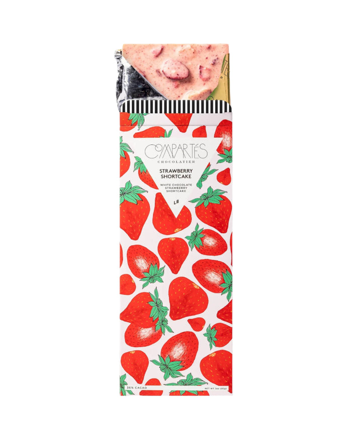 Strawberry Shortcake Chocolate Bar by Compartes Chocolate