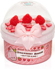 Strawberry Mousse Fluffy Butter Slime