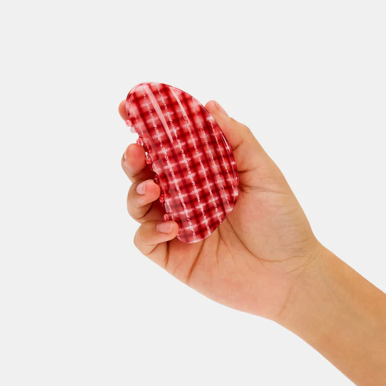 Suki Claw in Red Plaid by Chunks