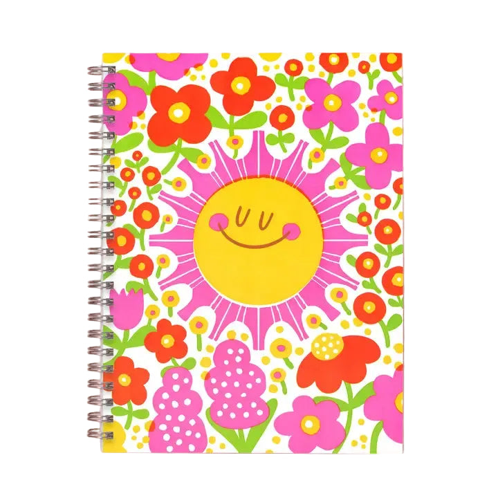 Sunshine &amp; Flowers Spiral Notebook