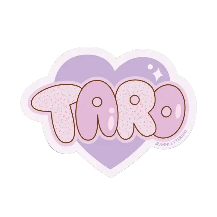 Taro Heart Sticker