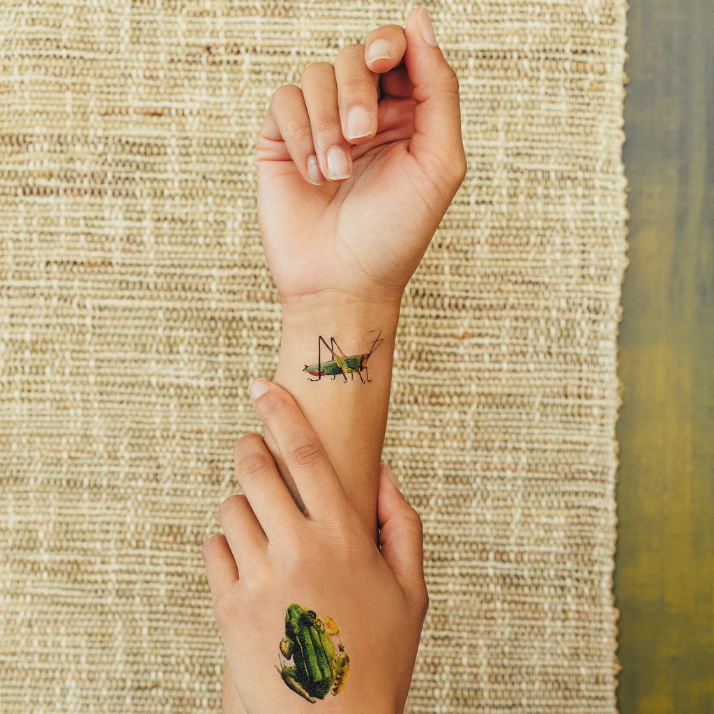Critters On The Move Tattoo Sheet by Tattly