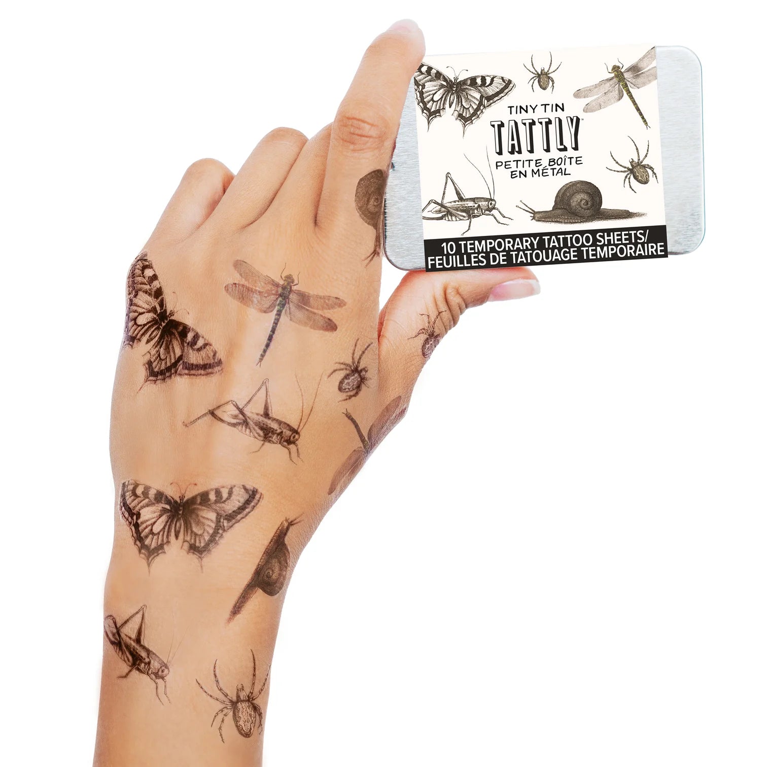 National Gallery of Art Insects Tattoo Tin by Tattly