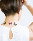 Butterfly Trio Tattoo Pair by Tattly